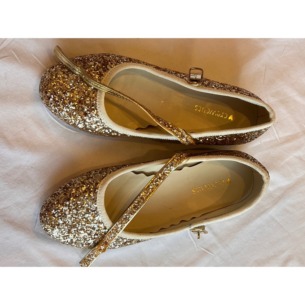 Girls Crewcuts glitter shoes size 1